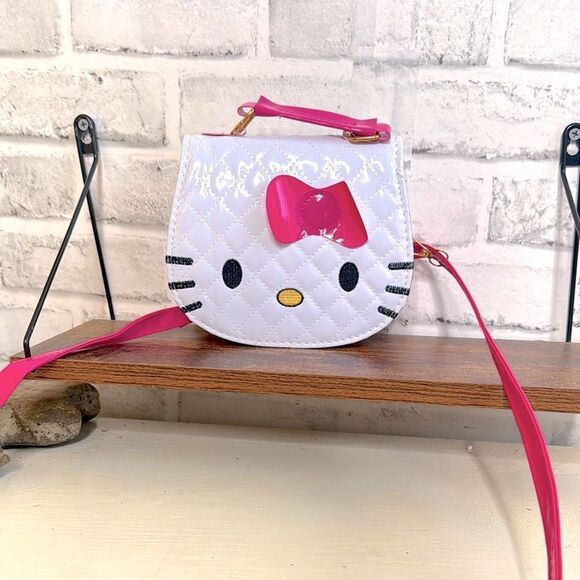 NWOT Hello Kitty Faux Patent Leather Purse Bag, Mini - Picture 4 of 6